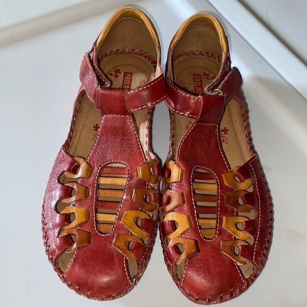 Women's PIKOLINOS Leather Sandals  Size 37 (Size 6)